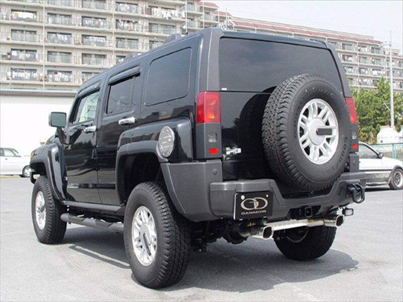 HUMMER H3 5GTDN136068 PREMIUM IMPORT 左右 2本 スクエア