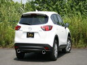 CX-5 LDA-KE2FW クリーンディーゼル 駆動：2WD (H24.2-) Vertex 4WD/SUV マフラー 左右出し オーバル ステンレス製ポリッシュテール