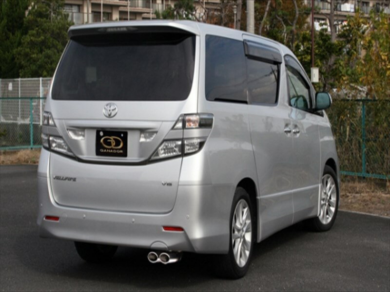 アルファード S/Zグレード PASION EVO P.B.S 右W出し 3.5ℓ オーバル オールステンレス製 バンパーシェード無 取付込