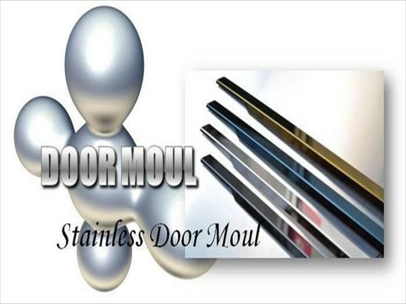 エスティマ CR30/40 ステンレスドアモール 4ピース 鏡面カラー Gold