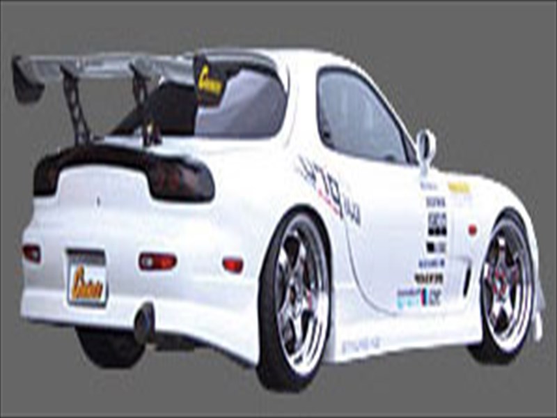 G-FOUR AERO FD3S リアバンパースポイラー 塗装取付込