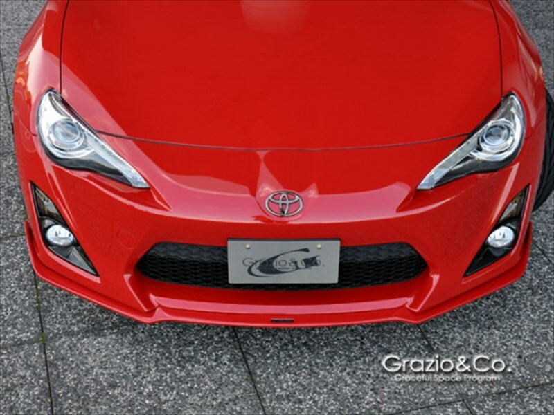 86 ZN6 前期 SPORT DESIGN フロントスポイラー クリスタルブラックシリカ（D4S)塗装済