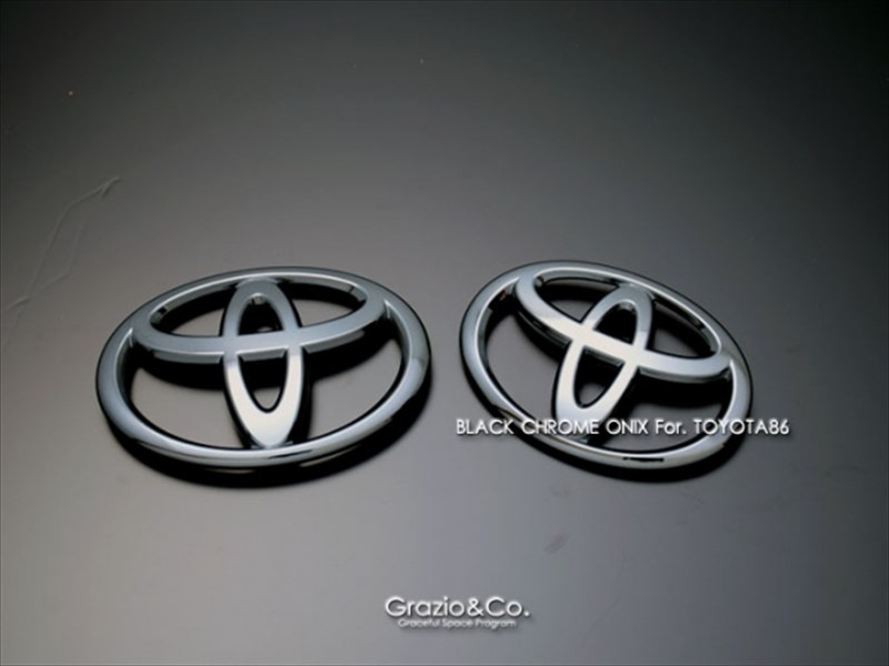 86 ZN6 前期 (2012/4〜2016/7) ソリッドカラー リアTマークのみ(幅100mm) ブラックオニキス