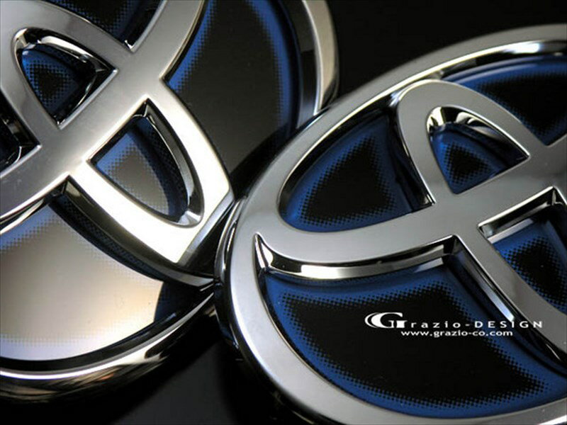 イスト 110系 ヒートブルーエンブレム W120 リア用Tマーク 標準(クローム)