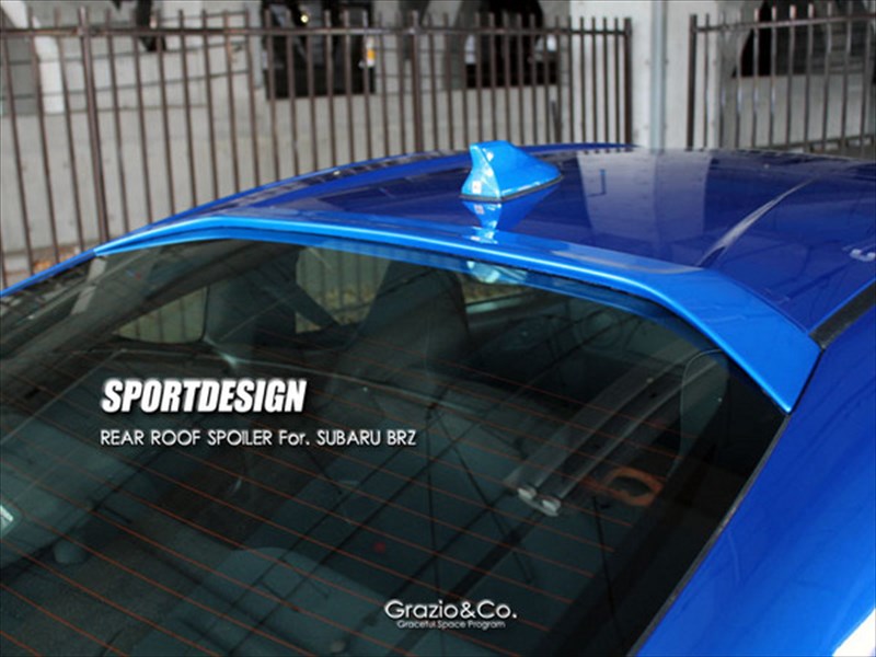 BRZ ZC6 SPORT DESIGN リヤルーフスポイラー 素地 塗装済み