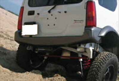 ジムニー JB23 リアバンパータイプ l FRP製 塗装済 ライトスティールメタリック (Z0E) 取付込