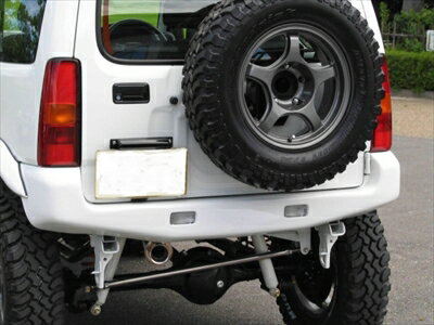 ジムニー JB23 リアバンパータイプ ll FRP製 塗装済 アンタレスレッド (Y28)