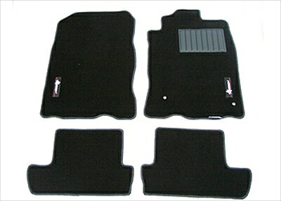 ランサーエボリューション4〜6TM CN/CP9A フロアマット フロント オプションステッチ レッド