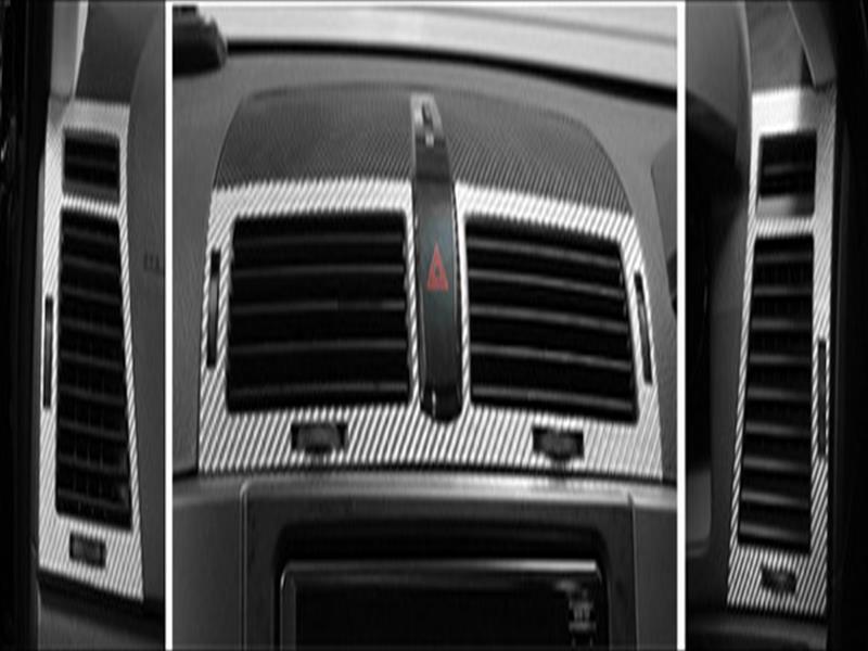 マークX GRX120系 (2004.11〜2006.9) マジカルカーボン エアコンパネル シルバー