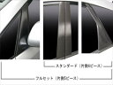 プリウス NHW20 (2003.9〜2009.5) マジカルカーボン ピラーセット フルセット 左右10ピース カラー:ガンメタ(2)