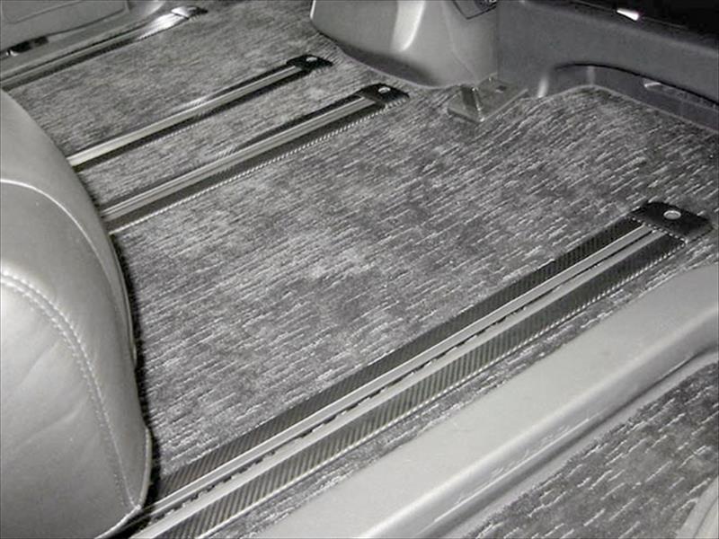 アルファード GGH/ANH 20系 マジカルアートレザー シートレールガード 8人乗りシート ブラック