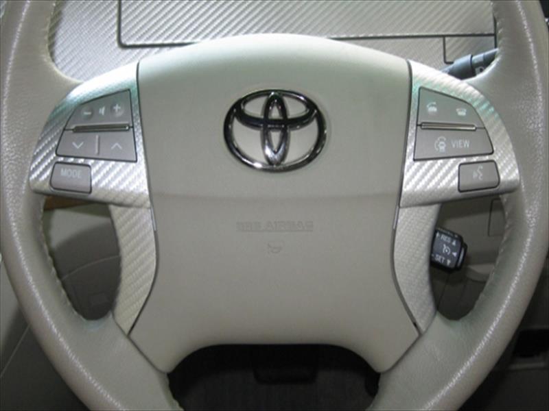 エスティマ ACR/GSR50系 マジカルアートレザー ステアリングスイッチパネル オーディオスイッチ付き カラー：ブラック