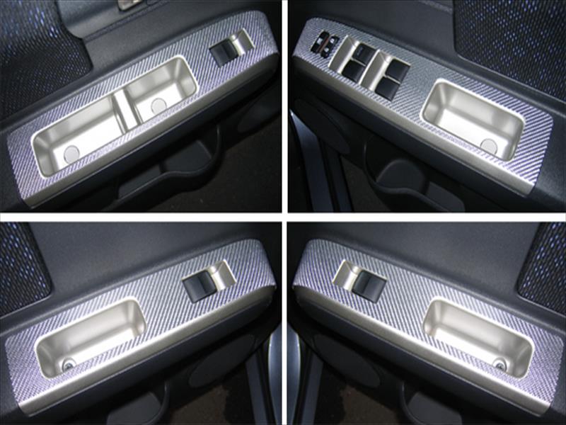 カローラルミオン NZE/ZRE150N系 マジカルカーボン ドアスイッチパネル カラー：ガンメタ