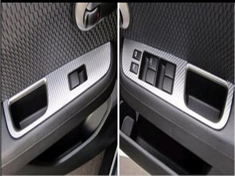 ティーダ C11 (2008.1〜) マジカルアートレザー ドアスイッチパネル カラー：ガンメタ