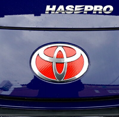 MXWH60 プリウス マジカルカーボン フロントエンブレム ピンク