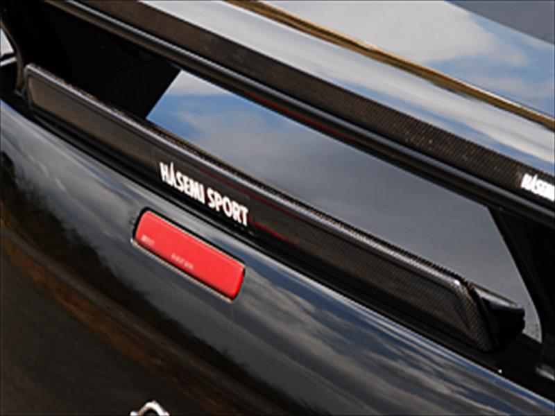 スカイライン R34GT-S 小型リアスポイラー カーボン 取付込