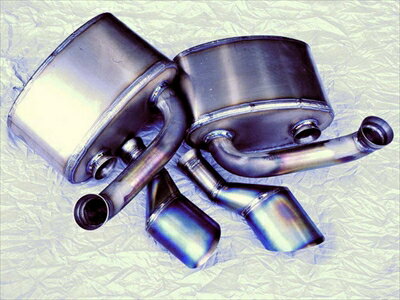PORSCHE 996 ハンドメイドチタンマフラー