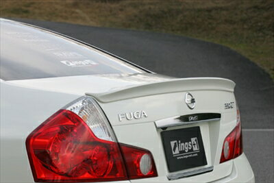 LX SPORT FUGA REAR TRUNK SPOILER (FRP) 塗装取付込