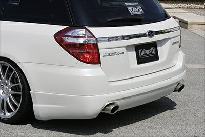 LX SPORT レガシィ BP(D型) REAR HALF SPOILER (ハイブリット) 塗装取付込