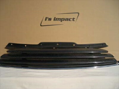 BMW MINI R56 フロントグリル フィン部カーボン平織り クリア塗装済み