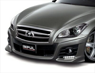 KY51 フーガ 651S フロントバンパー前期（2009/11-2015/1） プレミアムフェイス LEDデイライト付 塗装取付込