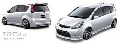 ノート E11 後期 2008.1〜 リアウイング