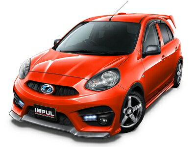 K12　マーチ　IMPUL　インパル　オーバーフェンダー　セット　［8NK8］ IMPUL K12マーチ用 レーシングトリム（日産 マイクラC+C・K12）by いち