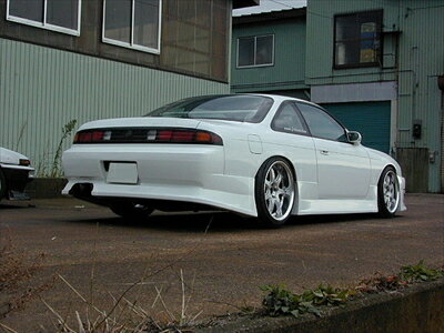 S14 SILVIA 後期 リアバンパースポイラー FRP 塗装取付込