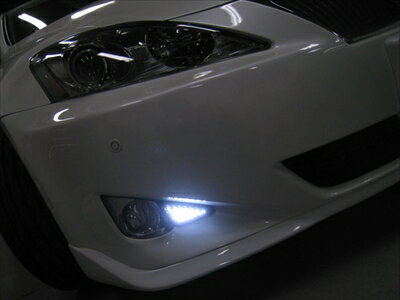 LEXUS IS250/350 LEDバンパーガードライト ブルー 取付込
