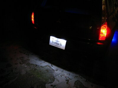 ランサーエボリューションワゴン CT9W LEDナンバー灯