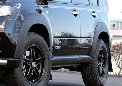 エクストレイル 31系 後期 JAOS フェンダーガーニッシュ エンドモール・グレー 素地