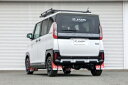 デリカミニ JAOS マッドガード 3 レッド フロントセット(2)