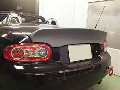 「長納期商品」 ロードスター NC ダックテールスポイラー ハードトップ FRP製 黒ゲルコート