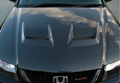 アコード CL7 エアロボンネット Type-V 表面カーボン 裏面FRP製