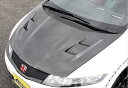 シビック TYPE-R ユーロ FN2 エアロボンネット Type-V フルカーボン