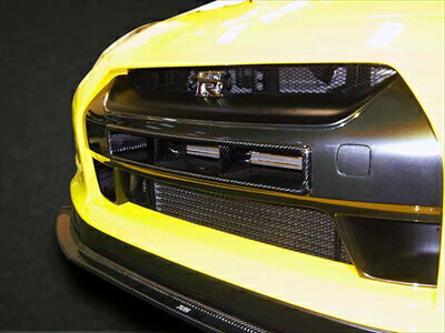 GT-R R35 JUNカーボンインテークバンパーダクト 取付込