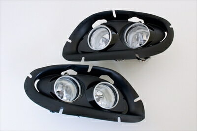 LEXUS LS400 後期 フォグキット ツイン (フォグランプ4灯/フォグカバー) 取付込