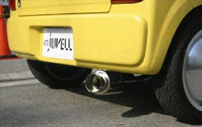 ラパンターボ1型〜5型　FF HE21（K6A） N1ストリートマフラー シルバー 取付込