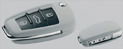Audi A3/S3 8P MY2005- レザーキーカバー ライトグレー