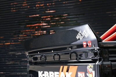 S500 ハイゼットトラックジャンボ Baby Gang リアウイング 塗装取付込