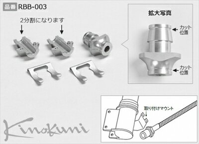 ランマックス ブレーキINラインマウント RBB-003 (ホースinブラケットナシ)