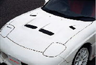 RX-7 FD3S RX-7用エアロ・クーリング・ボンネット（FRP） 塗装済み