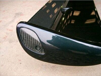 R34 GT-R ウイングサイドカバー 綾織りカーボン