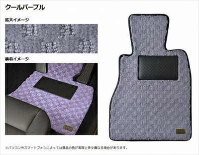 LEXUS IS250C/350C GSE20 (対応フックK) フロアマット クエスト 1台分セット クールパープル
