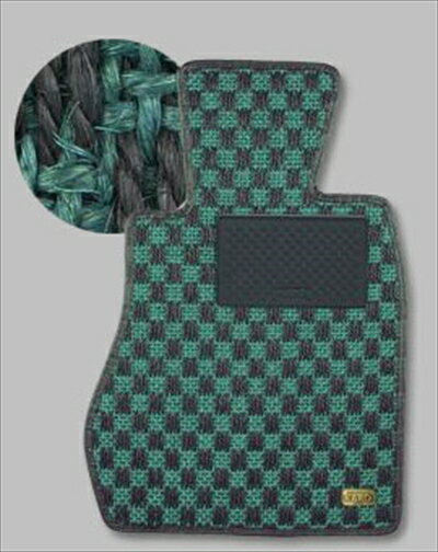 インプレッサ GRF フロアマット シザル グリーン/ブラック