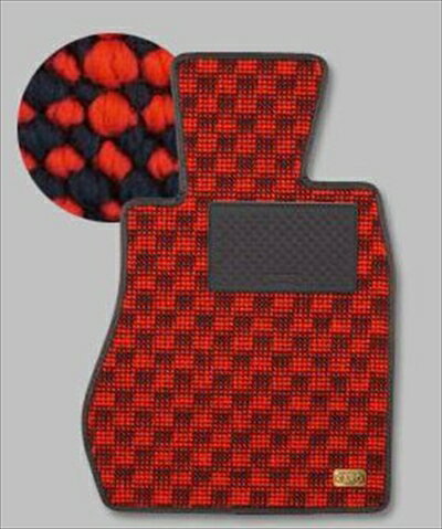 VOLVO V40 H09/10〜H16/05 フロアマット フラクシー 右用 ブリリアントレッド