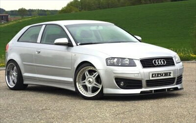 AUDI A3 8P Side Skirts K-Line 3 5 door models/Sportback