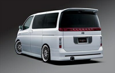 E51 ELGRAND 前期 EIK リアルーフスポイラー 塗装済み