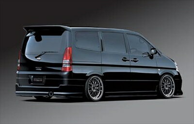 C24 SERENA 後期 URBAN リアルーフスポイラー 塗装済み