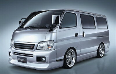 E25 CARAVAN 前期 URBAN フロントハーフスポイラー 塗装取付込